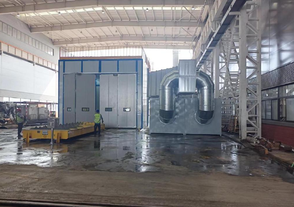 鄭州樸華科技生產車間實景 有機廢氣處理設備制造過程