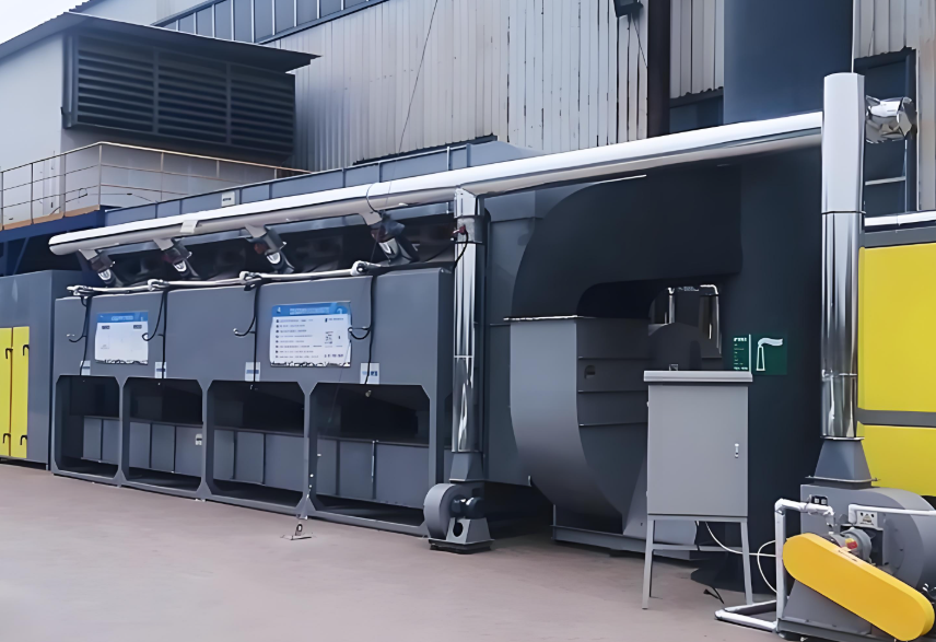 鄭州樸華科技有機廢氣處理設備實拍圖