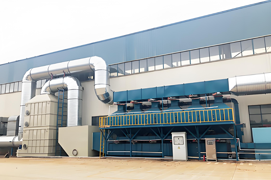 鄭州樸華科技RCO催化燃燒設(shè)備安裝案例