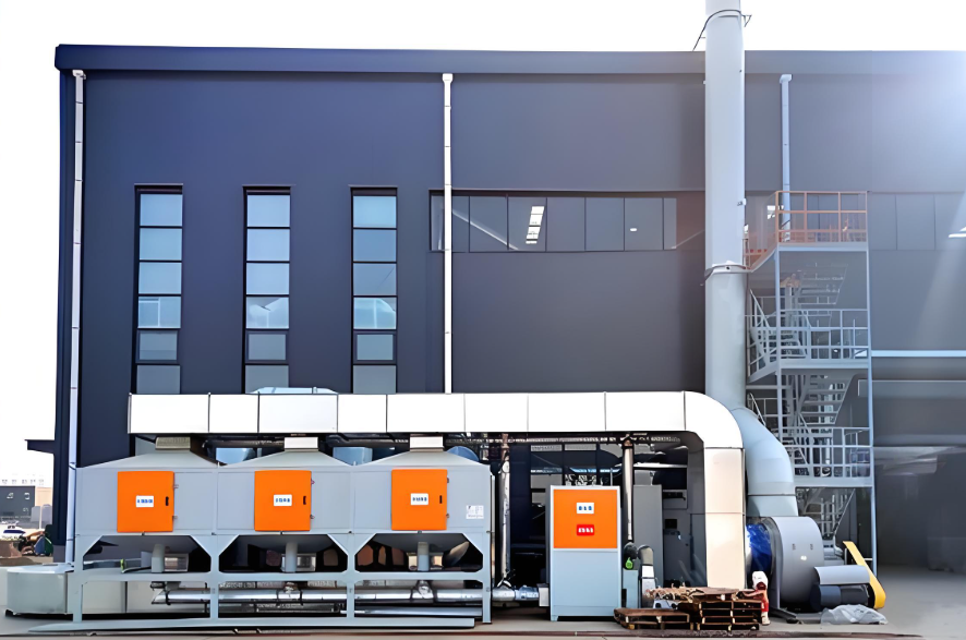 鄭州樸華科技催化燃燒設備生產車間實拍