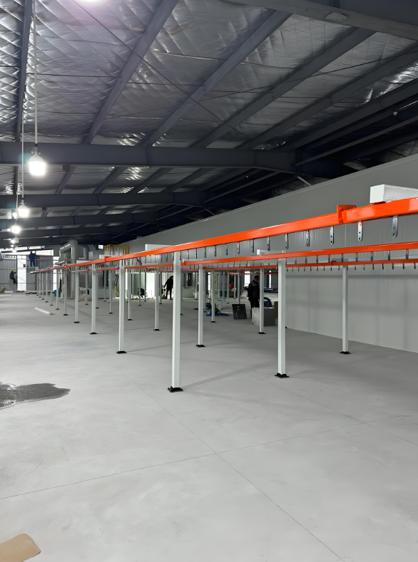 汽車電泳涂裝車間廢氣處理現(xiàn)場